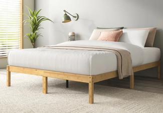 Zinus Bamboo Bed Base - Four Sizes Available