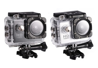 Extreme Sports+ Full HD Action Camera - Two Colours Available - Elsewhere Pricing $59.99