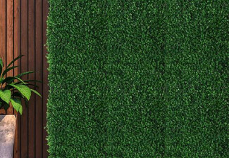 10-Pack Marlow Artificial Boxwood Hedge Panels