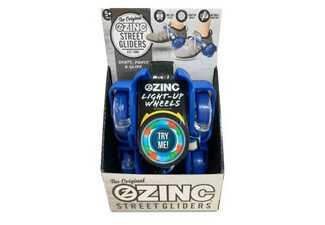Zinc Street LED Skate Gliders with ABEC 5 Bearings - Blue