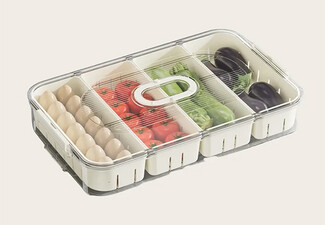 Airtight Snackle Box with Lid & Handle - Available in Three Options