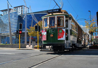 Adult Pass for the Christchurch Tram City Tour  - Includes 18 Stops
