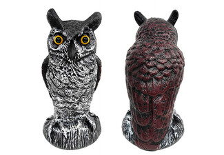 Large Garden Owl Decoy - Available in Two Colours