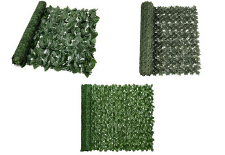 Artificial Ivy Leaf Fence Screen - Three Styles Available & Option for Two-Pack