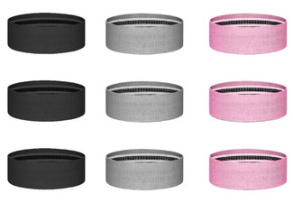 Three-Pack of Exercise Resistance Booty Bands - Three Colours Available