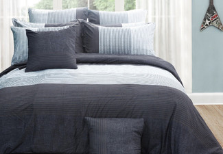 Chimes Duvet Cover Set - Three Sizes Available & Options for European Pillowcases, Cushion Covers or Extra Pillowcases