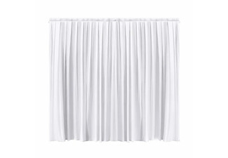 White Backdrop Curtain - Two Sizes Available