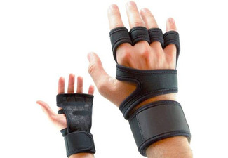 Sports Cross Training Gloves with Wrist Support - Three Sizes Available