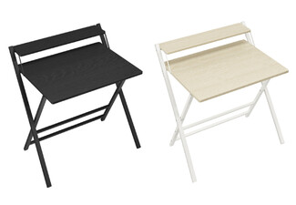 Foldable Computer Desk with Monitor Shelf - Available in Four Options