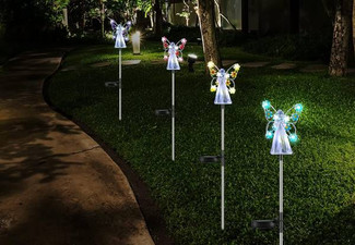 Solar Angel Garden Stake Light - Four Colours Available