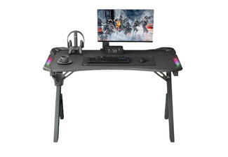 Gaming Computer Desk with LED Light