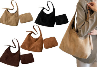 Suede Bucket Bag Tote Bag Range - Available in Six Options