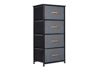 Four-Drawer Storage Chest Lowboy - Option for Five-Drawer