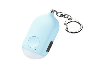 Two-Pack 130Db Safety Keychain Alarm with USB Rechargeable LED Light