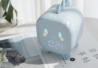 Kids Dinosaur Alarm Clock - Three Colours Available