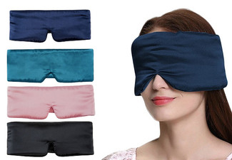 Silk Sleep Mask - Available in Four Colours & Option for Two-Piece