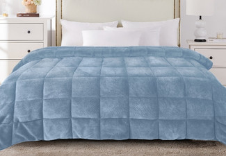 DreamZ 500GSM Quilt Doona Comforter Blanket - Available in Two Colours & Four Sizes