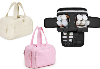 Travel Puffy Toiletry Bag - Three Colours Available