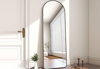 Aluminium Alloy Frame Arched Mirror - Two Sizes Available