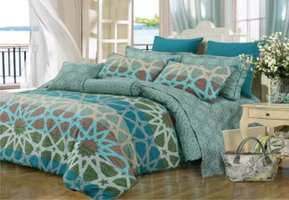 Oasis Quilt Cover Set - Six Sizes Available