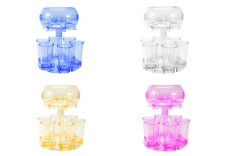 Six-Shot Glass Dispenser - Four Colours Available