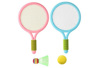 Children's Badminton & Tennis Set