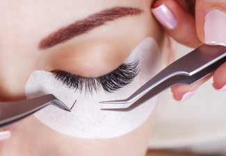 Eyelash Extensions for One Person - Options for Natural Classic, Full Classic, Medium Volume, Full Volume, Wispy, Hybrid or Anime