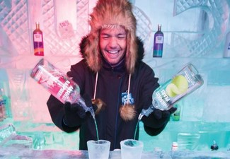 One Adult Ice Bar Entry incl. a Cocktail - Options for Two Adults
