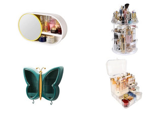 Cosmetic Organiser Range - Six Options and Four Colours Available