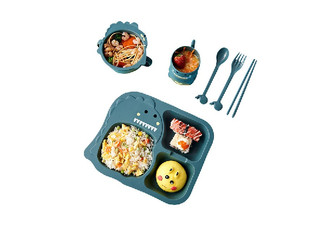 Six-Piece Children's Tableware Set - Two Colours Available