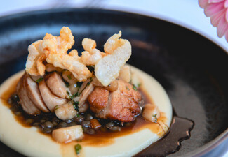 Gourmet Two-Course Winter Experience at Bracu Restaurant for One incl. Glass of Bubbles - Options for up to Twelve People - Valid for Lunch & Dinner on Fridays & Saturdays