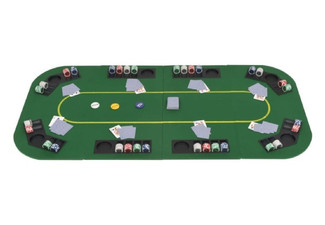 Eight-Player Folding Poker Tabletop