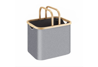 45L Collapsible Large Laundry Basket with Handles