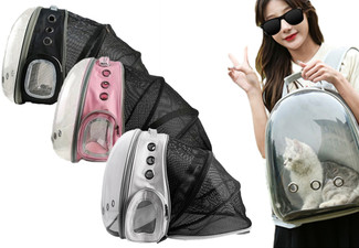 Expandable Pet Carrier Backpack - Three Colours Available