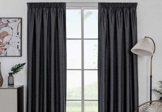 Pair of Thermal Readymade Curtains - Available in Three Colours & Six Sizes