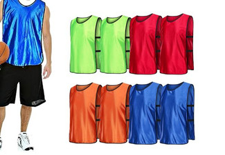 Adult Scrimmage Training Vest - Available in Four Colours & Options for Eight-Pack