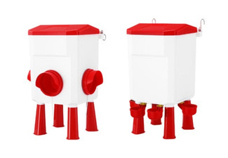 Petscene 12kg 11L Automatic Chicken Feeder & Waterer Set