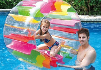 Colourful Inflatable Water Wheel Roller
