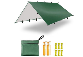 Heavy-Duty 3x4m Camping Tarp