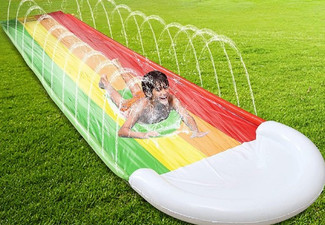 Inflatable Rainbow Slip & Slide - Option for Two