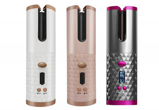 Wireless Auto-Rotating Hair Curler - Three Colours Available