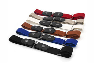 Buckle-Free Elastic Belt - Six Colours Available