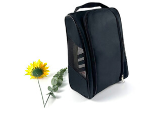Golf Shoe Bag with Side Accessory Pocket - Option for Two-Piece