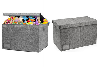 Large Foldable Toy Chest Box with Lid