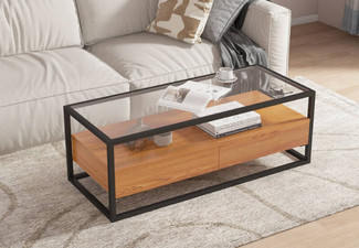 Manchester Glass Top Coffee Table