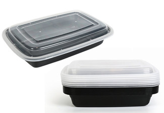 10-Piece Reusable Food Storage Container Set - Options for 20-Piece & Three Sizes Available
