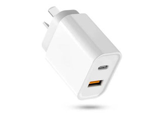 20W USB-C Fast Charger with Two Ports