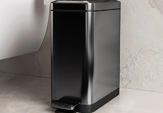 Kitchen Slim Trash Can - Available in Two Colours & Three Sizes