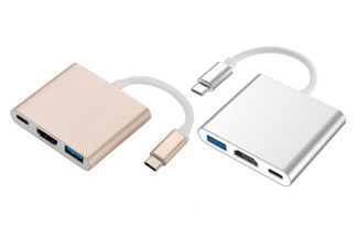 Type C HDMI-Compatible Converter Adapter - Two Colours Available