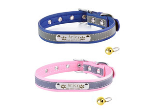 Custom Pet Collar - Four Sizes Available